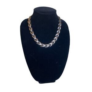 VTG Vintage Silver Tone Necklace Unmarked